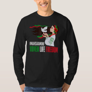 Iraans Meisje Iran Vrouw Perzische Vlag T-shirt