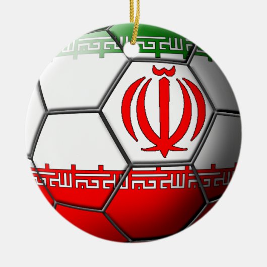 Iraans Soccer Ornament (Voorkant)