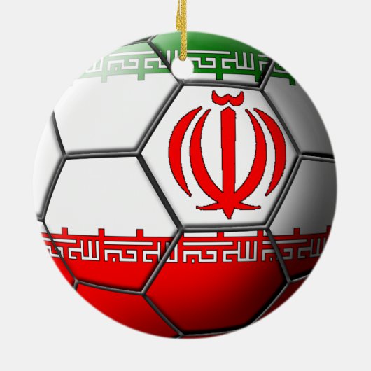 Iraans Soccer Ornament (Achterkant)