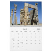 Iraanse architectuur kalender (Mar 2026)