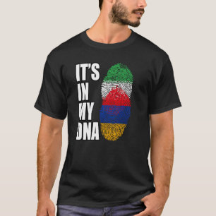 Iraanse en Armeense Mix DNA Vlag Erfgoed T-shirt