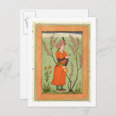 Iraanse figuur met een beker en een erlenmeyer, c briefkaart (Voorkant / Achterkant)