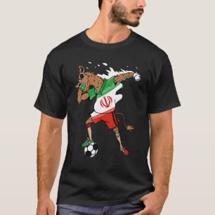 Iraanse Kameel Iran Vlag Voetbal Teheran Voetbal S T-shirt
