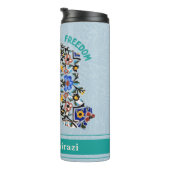 Iraanse Kerstcadeaus voor Dochter College Meisje Thermosbeker (Geroteerd rechts)