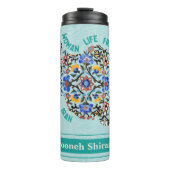 Iraanse Kerstcadeaus voor Dochter College Meisje Thermosbeker (Voorkant)