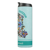 Iraanse Kerstcadeaus voor Dochter College Meisje Thermosbeker (Geroteerd rechts)