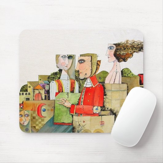 Iraanse moderne kunst muismat (Met muis)