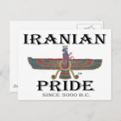 Iraanse Pride Briefkaart (Voorkant / Achterkant)
