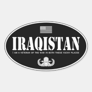 Iraanse Senior EOD Ovale Sticker