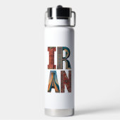 Iraanse trots anti-oorlog anti-neocon waterfles (Achterkant)