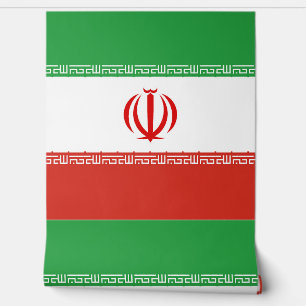 Iraanse vlag behang