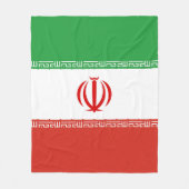 Iraanse vlag fleece deken (Voorkant)