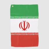 Iraanse vlag golfhanddoek (Voorkant)