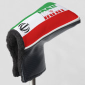Iraanse vlag: Gorisch Patriottisch Golf Head-Hoesj Golfheadcover (3/4 voorkant)