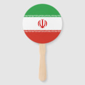 Iraanse vlag handwaaier (Achterkant)
