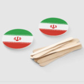 Iraanse vlag handwaaier (Niet-gemonteerd)