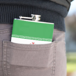 Iraanse vlag heupfles