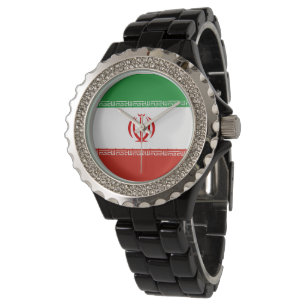 Iraanse vlag horloge