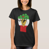 Iraanse vlag, Iraans symbool voor de lont, Iraanse T-shirt (Voorkant)