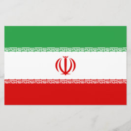 Iraanse vlag (Iran) (Perzisch) Briefpapier