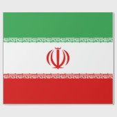 Iraanse vlag (Iran) (Perzisch) Cadeaupapier (Vlak)