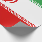 Iraanse vlag (Iran) (Perzisch) Cadeaupapier (Hoek)