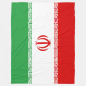 Iraanse vlag (Iran) (Perzisch) Fleece Deken (Voorkant)