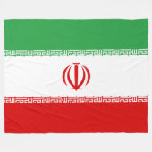 Iraanse vlag (Iran) (Perzisch) Fleece Deken (Voorkant (Horizontaal))