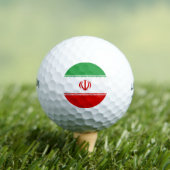 Iraanse vlag (Iran) (Perzisch) Golfballen (Insitu Shirt)