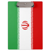 Iraanse vlag (Iran) (Perzisch) Klembord (Voorkant)