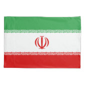 Iraanse vlag (Iran) (Perzisch) Kussensloop (Achterkant)