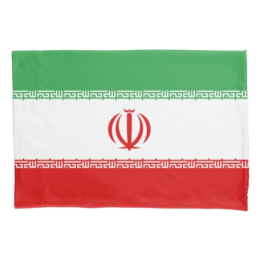 Iraanse vlag (Iran) (Perzisch) Kussensloop (Voorkant)