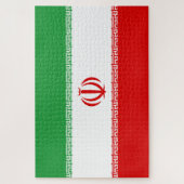 Iraanse vlag (Iran) (Perzisch) Legpuzzel (Verticaal)