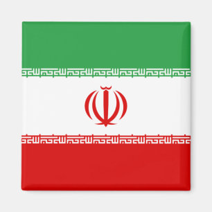 Iraanse vlag (Iran) (Perzisch) Magneet