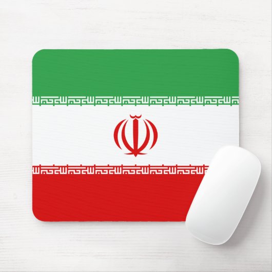 Iraanse vlag (Iran) (Perzisch) Muismat (Met muis)