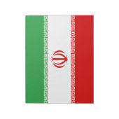 Iraanse vlag (Iran) (Perzisch) Notitieblok (Linkerzijde)