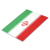 Iraanse vlag (Iran) (Perzisch) Notitieblok (Schuin)