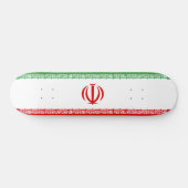 Iraanse vlag (Iran) (Perzisch) Persoonlijk Skateboard (Horizontaal)