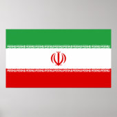 Iraanse vlag (Iran) (Perzisch) Poster (Voorkant)
