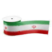 Iraanse vlag (Iran) (Perzisch) Satijnen Lint (Spoel)