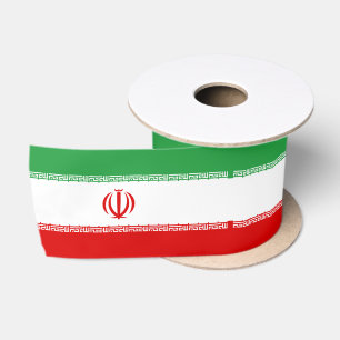 Iraanse vlag (Iran) (Perzisch) Satijnen Lint