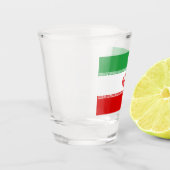 Iraanse vlag (Iran) (Perzisch) Shot Glas (Links)