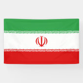 Iraanse vlag (Iran) (Perzisch) Spandoek (Horizontaal)