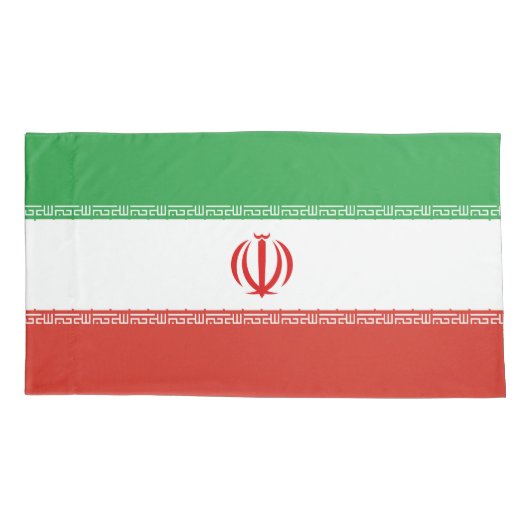 Iraanse vlag kussensloop (Achterkant)
