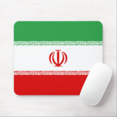 Iraanse vlag muismat (Met muis)