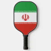 Iraanse vlag pickleball paddle (Voorkant)