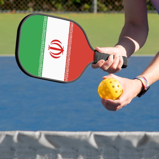Iraanse vlag pickleball paddle (Insitu)