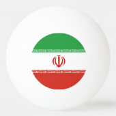 Iraanse vlag pingpongbal (Achterkant)
