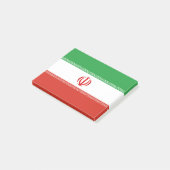 Iraanse vlag post-it® notes (Schuin)