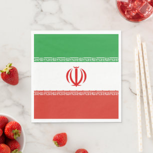 Iraanse vlag servet